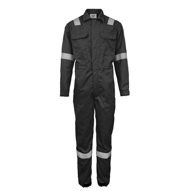 FR boiler suit with 50mm offshore reflective tape YKK zipper and snap buttons FR boiler suit with 50mm offshore reflective tape YKK zipper and snap buttons