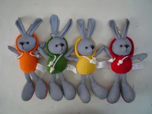 Reflexné hračka Keychain králik