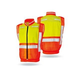 Bez rukávov Priedušná cestná bezpečnostná vesta