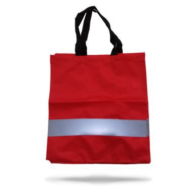 Reflexná recyklovaná nákupná taška