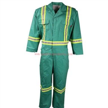 Kombinéza na horenie so zelenou farbou