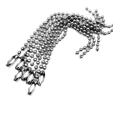 Guľôčkový reťazec z korálkov z nehrdzavejúcej ocele